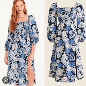 J. Crew 100% Linen daydream dress in zinnia floral Size XS